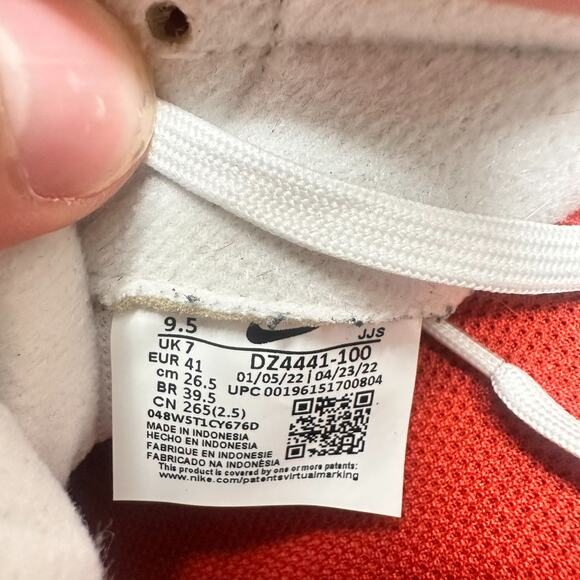 Womens Nike Air Max Dawn Shoes SZ 9 White Orange DZ4441-100 Casual Gym Running - Picture 15 of 15